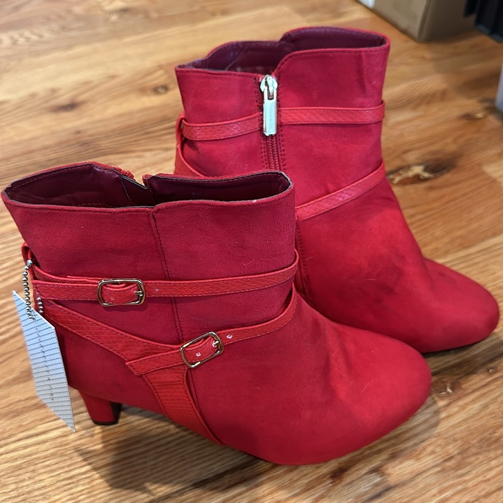 Faux Leather DEMI bootie
